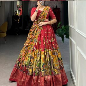Designer Lehenga set RED