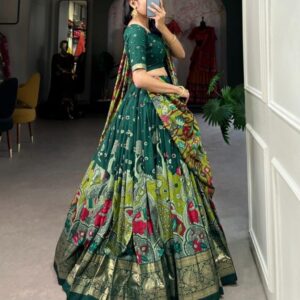 Designer Lehenga set GREEN