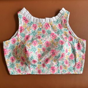 Hakoba highneck Blouse - Floral