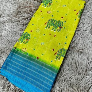 Malai Silk Saree Parrot