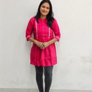 Short Kurti-RaniPink