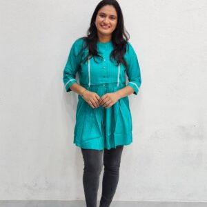 Short Kurti-SkyBlue