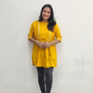 Short Kurti-Yellow