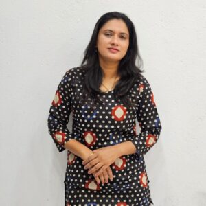 Cotton Short Kurti-Black