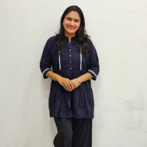 Short Kurti-NavyBlue