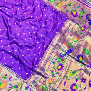 MAHARANI PAITHANI_Mazenta