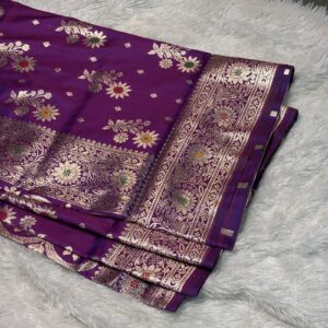 Fulavanti Saree Purple