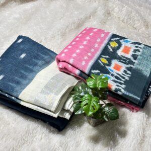 COTTON LINEN SAREES COMBO