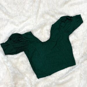Lycra Stretchable Blouse : Green